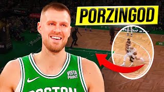 Why Kristaps Porzingis Is A Human CHEAT CODE in the NBA Finals