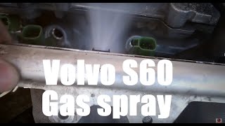 Volvo S60 V70  Injectors Rail Removal  2001-2009