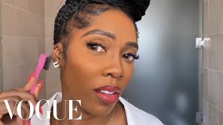 Tiwa Savage’s No Foundation Trick | Beauty Secrets | Vogue