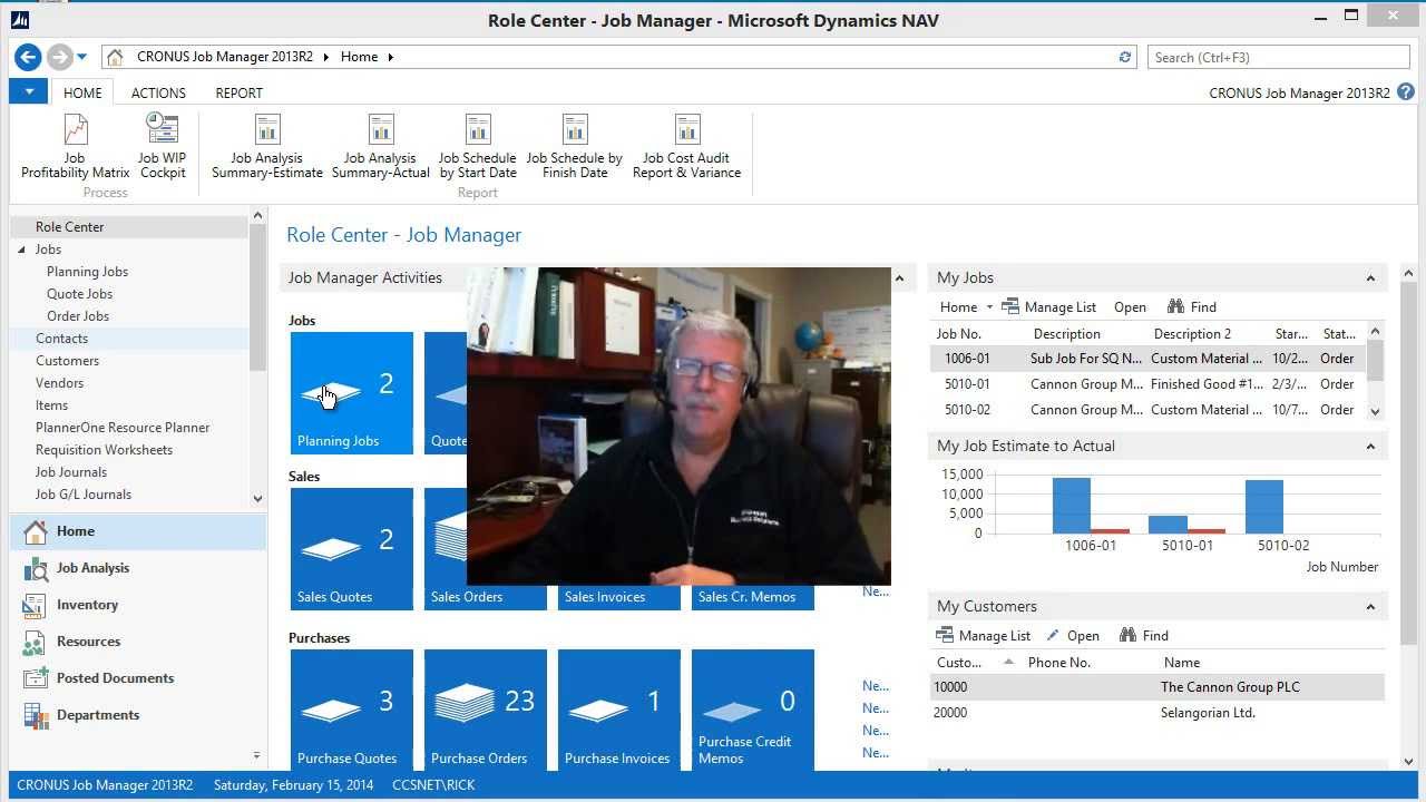 Microsoft Dynamics Nav Estimating Youtube