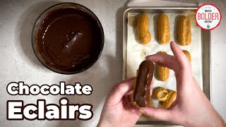 How To Make Eclairs Using Simple Science \u0026 Baker's Ratios