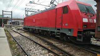 E 483 102 in partenza dalla stazione di Terni