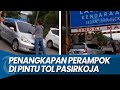 DETIK-DETIK PENANGKAPAN PERAMPOK di Pintu Tol Pasirkoja, Pelaku Berusaha Kabur Meski Dihadang