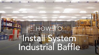 Installing Rockfon System Industrial Baffle | System Installation