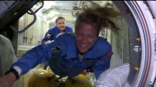 Three New Crewmates Float Into the Space Station | NASA ISS Science Video