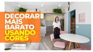 DECORAÇÃO MODERNA GASTANDO POUCO USANDO APENAS TINTAS NAS PAREDES E BOAS IDEIAS NA CABEÇA