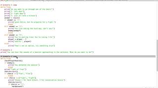 Python 3 Escape Room Text Based Game Setup