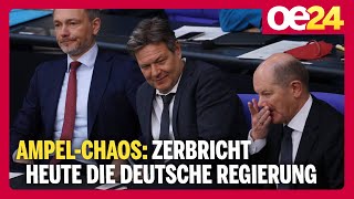 Ampel-Chaos: Zerbricht HEUTE die deutsche Regierung