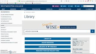 Finding peer-reviewed articles.