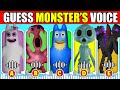 IMPOSSIBLE 🔊 Guess the Monster's VOICE | GARTEN OF BANBAN 7 | Bittergiggle, Syringeon, Givanium Baby