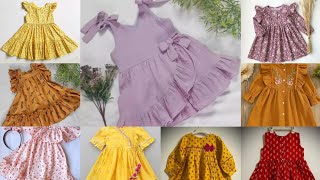 Causal baby girls  lawn dress Design ideas/latest frock designs for baby girls 2022