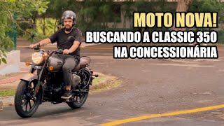 COMPREI UMA ROYAL ENFIELD CLASSIC 350 - PRIMEIRO ROLÊ SAINDO DA CONCESSIONÁRIA