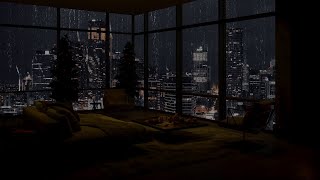 비가 당신의 영혼을 달래게 하세요 | 쉽게 잠들고 밤새도록 휴식을 취하세요 - City Rain Ambience