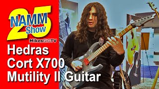 Hedras Ramos Plays the Cort Hedras X700 Mutility II Guitar at NAMM 2025 | MikesGigTV