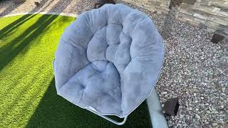 Milliard Mini Cozy Chair for Kids, Sensory Faux Fur Folding Saucer Chair for Toddlers Review