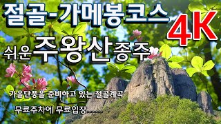 10월을 기다리는 단풍명소 주왕산 절골  가메봉 주봉 종주 기암절벽은 덤 산소카페 주왕산 절골- 가메봉 코스 주왕산종주코스