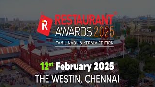 Restaurant Awards 2025 - Tamil Nadu \u0026 Kerala Edition