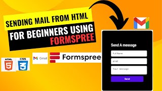 Submit a contact form without a Server Using Formspree Tutorial