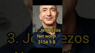 Top 5 richest people in the world 💰💸  #shorts #youtubeshorts #rich