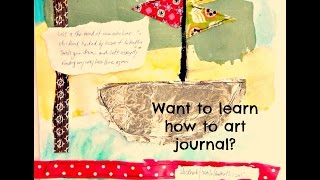 Josey's Art School Episode #16 Beginner Art Journal Lessons Pages Calm Meditation Practice Easy