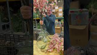 Silk Cherry Blossom Arrangement Tutorial with Master Designer Paul! | Phillips Floral