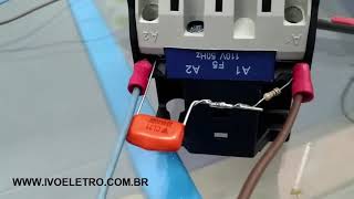 COMO FAZER FILTRO PARA ELIMINAR INTERFERÊNCIA DE CONTATOR