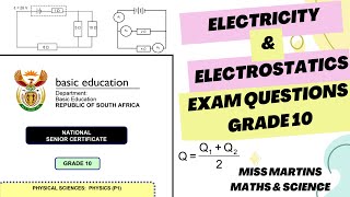 Electricity and electrostatics Exam Questions: Physics paper 1