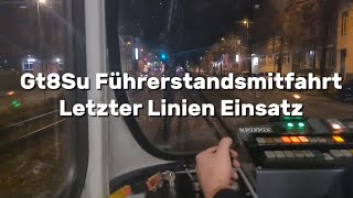 GT8SU Mitfahrt auf U75 I Letzter Einsatztag auf Linie, Führerstandsmitfahrt [Stadtbahn Düsseldorf]