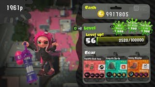 Splatoon 2 - Turf War - Reaching Level 56 Star