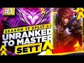 Unranked to Master Sett #1 - How to Play Sett Season 13 Split 2 - Sett Gameplay Guide