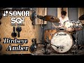 SONOR SQ2 Thin Beech Drum Set - Birdseye Amber