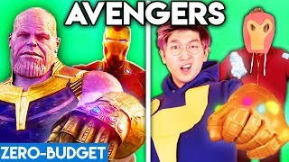 AVENGERS WITH ZERO BUDGET! (Thanos vs. Iron Man PARODY)