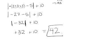 Technology MAP 117 Order of Operations with Absolute Value
