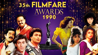 Filmfare Awards 1990 | 35th Edition | फिल्मफेयर अवार्ड 35वां संस्करण | Alisha, Salman Khan, SP Bala