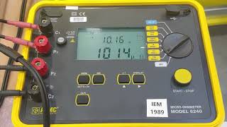 OhmMeter AEMC 6240