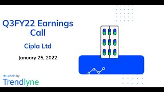 Cipla Earnings Call for Q3FY22