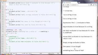 Javascript Tutorial 8 Conditional if else if Statements
