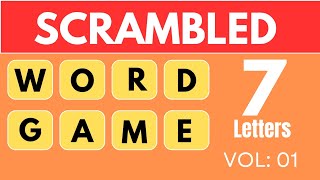 ‎@Quizmaster-j4x  Can you Guess the word | Scrambled word game 🤔7 letters words game  #wordgames