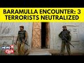 Jammu & Kashmir News | 3 Terrorists Neutralized In Encounter In Jammu & Kashmir's Baramulla | N18V