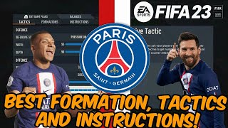 *UPDATE 4.0* FIFA 23 - BEST PSG Formation, Tactics and Instructions