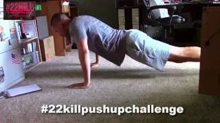 22 kill push up challenge - 286 reps