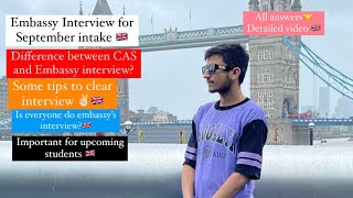 Embassy Interview For Upcoming Students For UK 🇬🇧// Some Tips To clear The Interview 🤝🇬🇧?