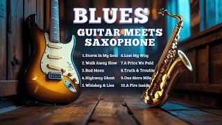 Blues Guitar Meets Saxophone - A Soulful Fusion 🎷🎸 [𝕄𝔸𝔾𝕀ℂ 𝔹𝕃𝕌𝔼𝕊]