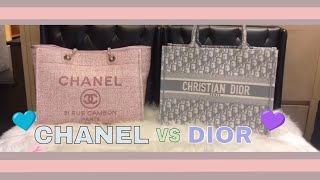 夏日TOTE BAG 大比併 | CHANEL SHOPPING BAG VS DIOR BOOK TOTE