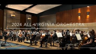 2024 Virginia All-State Orchestra- Romeo and Juliet Suites OP. 64