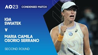 Iga Swiatek v Maria Camila Osorio Serrano Condensed Match | Australian Open 2023 Second Round