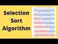 Selection Sort algorithm theory working and python program