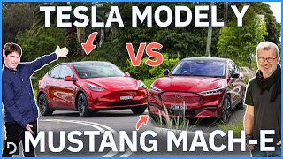 Tesla Model Y RWD Vs Ford Mustang Mach-E: Which Electric Car Is Best? | Drive.com.au