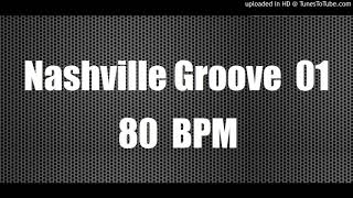 Nashville Groove 80 BPM - Drum Backing Track - Country 01