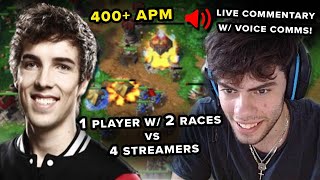 GRUBBY 1 vs 4 with 2 Races! Casting + Voice Comms (PART 3) ft. Dantes, KarasMai, Natt \u0026 Paladin